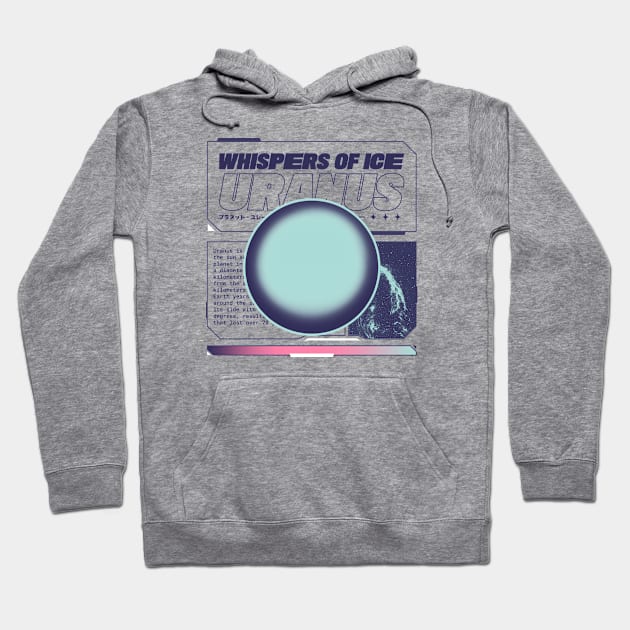 Planet Uranus Galaxy Space Universe Planets Hoodie by Tip Top Tee's